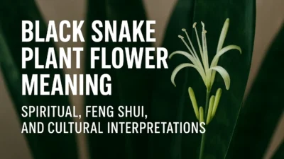 Featured image of Black Snake Plant Flower Meaning